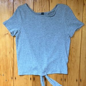 Francesca’s open back t shirt
